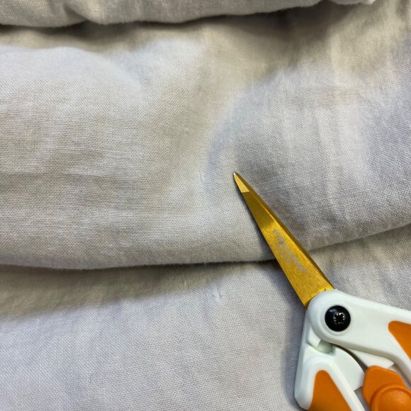 J. Jill Wide Leg Pants Women's Size 12 Stretch Khaki Linen Rayon Blend FLAW - Picture 12 of 15